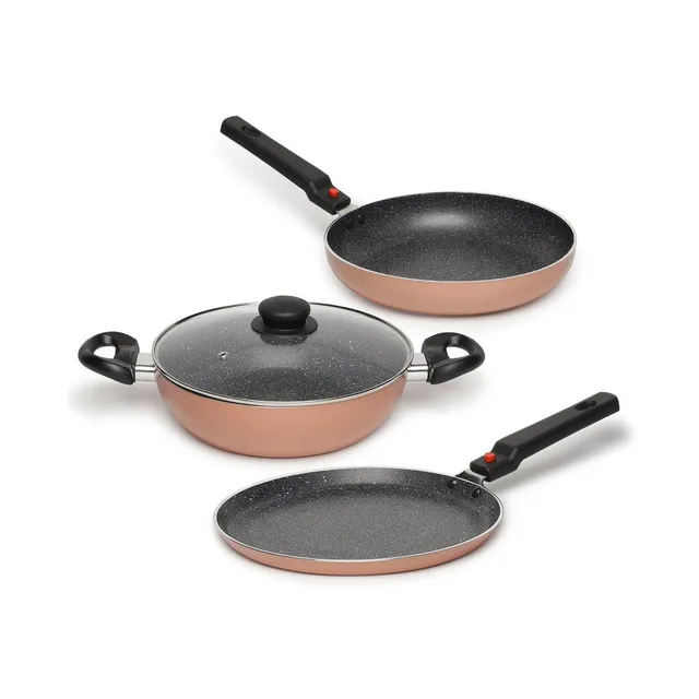 Prestige Festival Pack - Build Your Kitchen Induction Bottom Non-Stick Coated Cookware Set