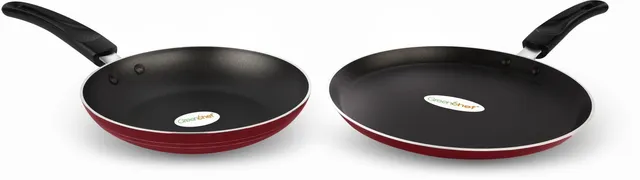 Greenchef Duo Pack (Red) Non-Stick Coated Cookware Set
