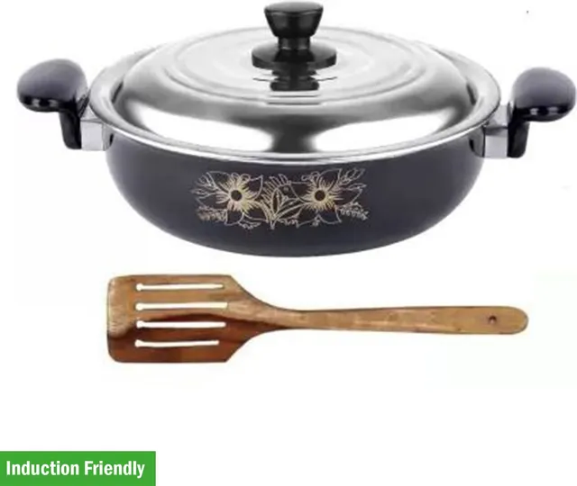 Maharajee super Induction Bottom Non-Stick Coated Cookware Set