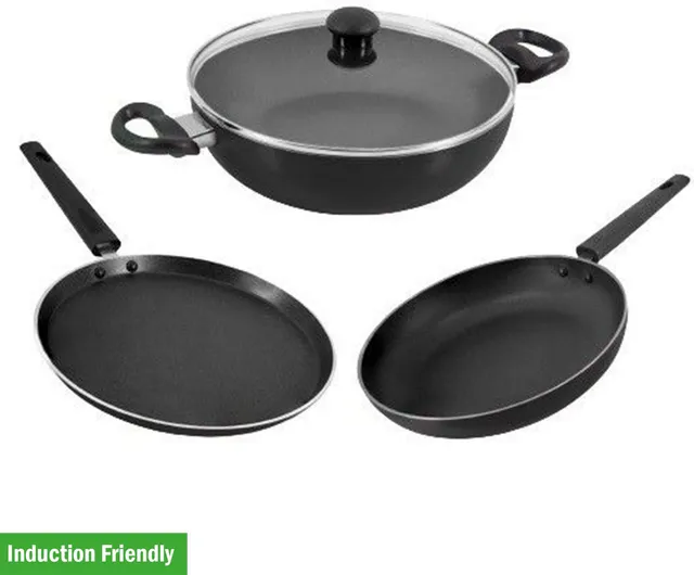 Butterfly Rapid - IB kitchen Induction Bottom Non-Stick Coated Cookware Set