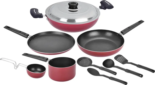 Renberg Orchid Non-Stick Coated Cookware Set