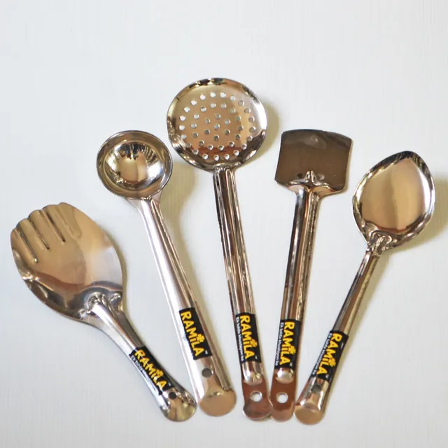 RAMILA Cookware Set Of 5 Mixing Spoon Cookware Set