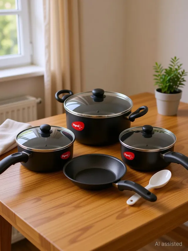 Pigeon Master Chef Non-Stick Coated Cookware Set