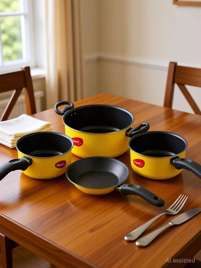 Pigeon Master Chef Non-Stick Coated Cookware Set