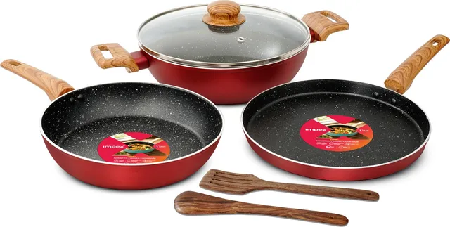 IMPEX EON KTF 464 WR Induction Bottom Non-Stick Coated Cookware Set