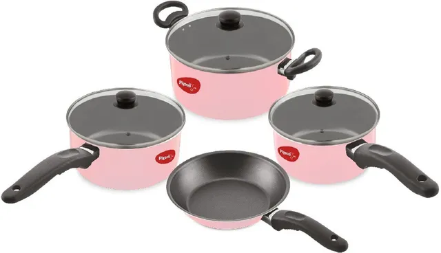 Pigeon Master Chef 7 Piece Non-Stick Coated Cookware Set