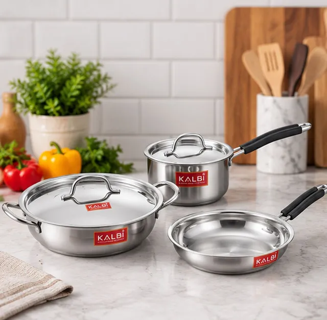 KALBI CookPro 3-Piece Set Cookware Set