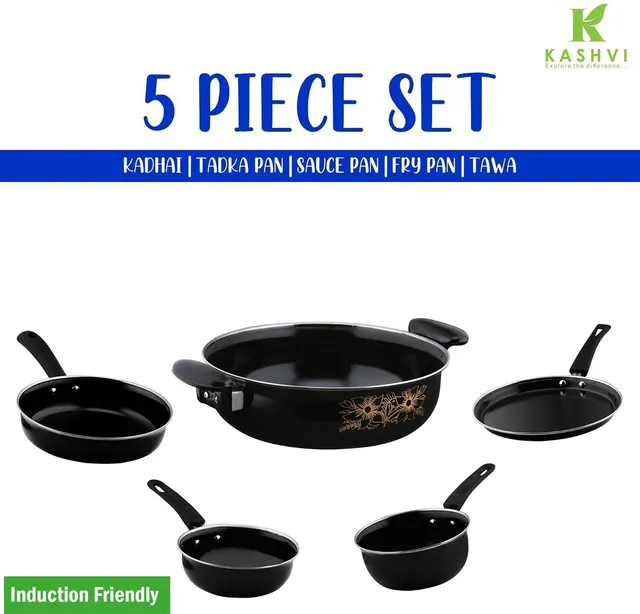 cookpro Best Kitchen Cookware Gift Induction Bottom Non-Stick Coated Cookware Set