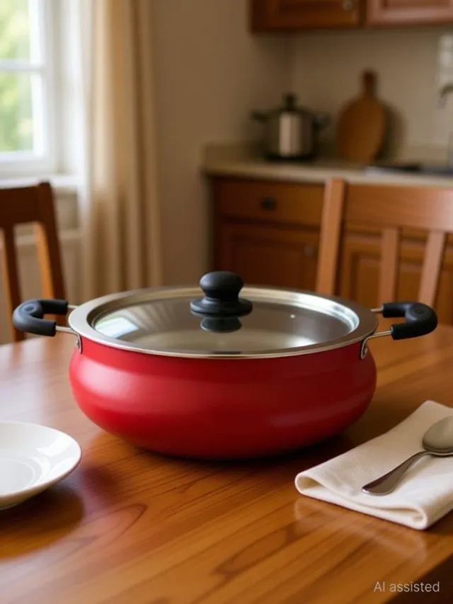 Sowbaghya 6Ltr Biriyani Pot(HANDI) Non-Stick Coated Cookware Set
