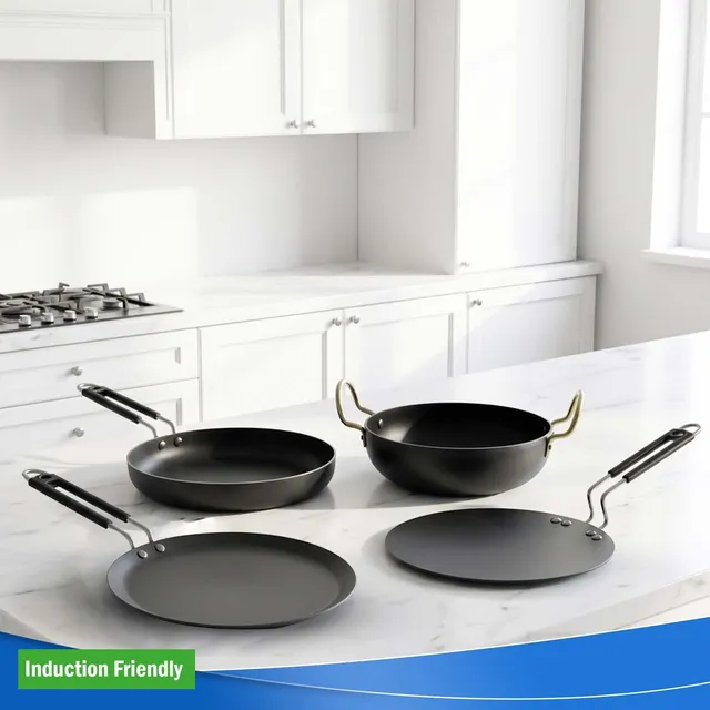 SAATWICK Induction Bottom Non-Stick Coated Cookware Set