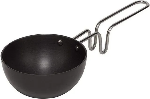 Masox Store Tadka Pan Fry Pan Kadai Dal Tadka Pan with Handle Vaghariyu Kadsi_50 Non-Stick Coated Cookware Set