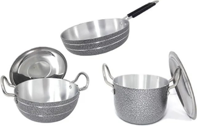 bartan hub kadhai saucepan kundatope Cookware Set