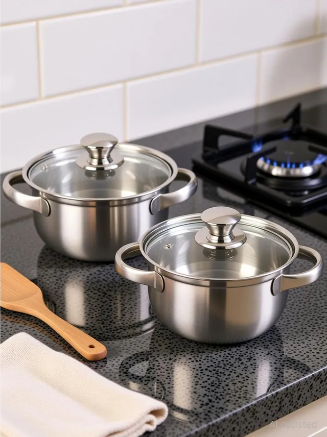RBGIIT Food Biryani Rice Dall Sabzi Serving Decorative Bowl Casserole With Glass Lid K0 Cookware Set