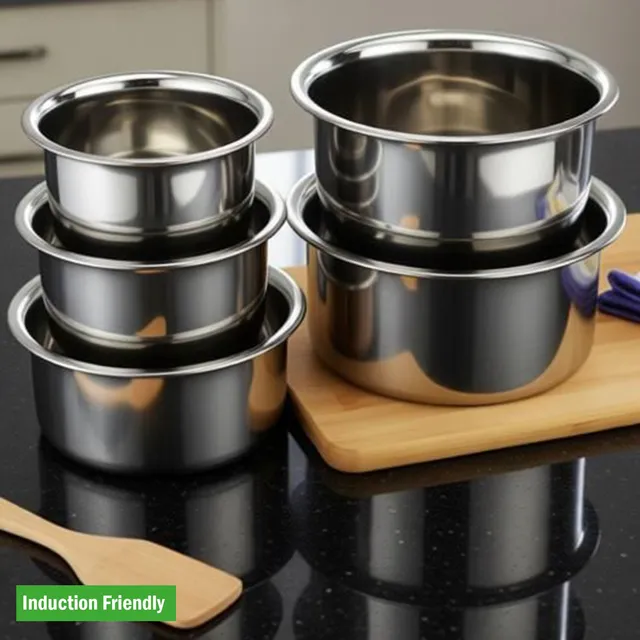 PATIDARWORLD Induction Bottom Cookware Set Induction Bottom Cookware Set