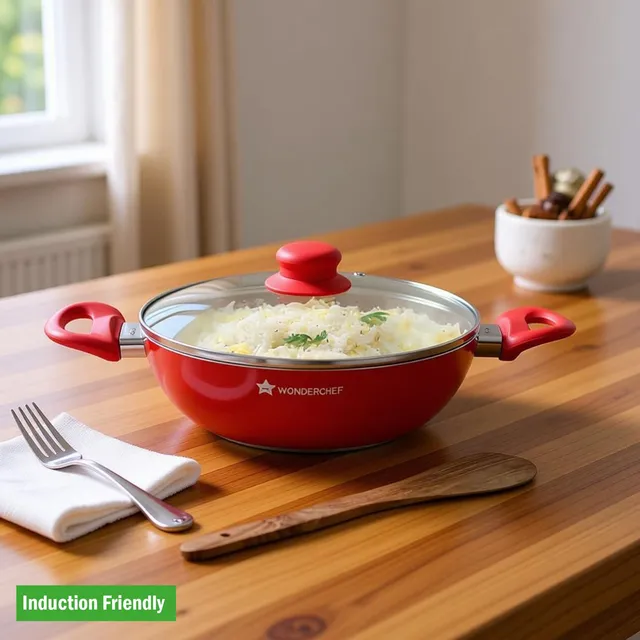 WONDERCHEF Induction Bottom Non-Stick Coated Cookware Set