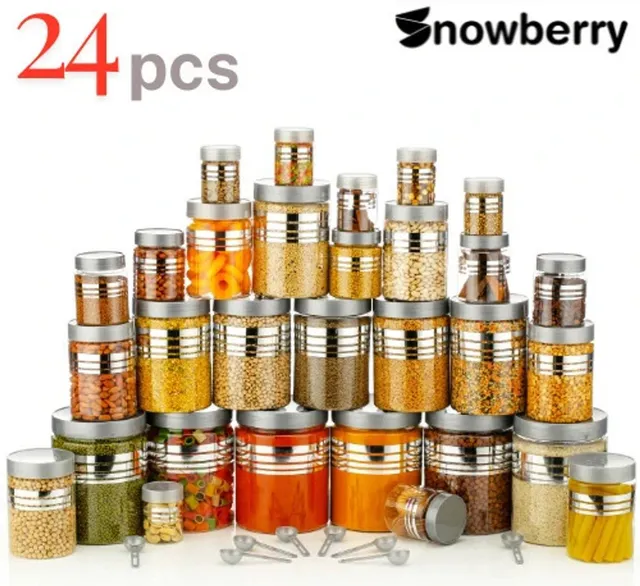 Snowberry Plastic Grocery Container  - 1200 ml, 650 ml, 350 ml, 250 ml
