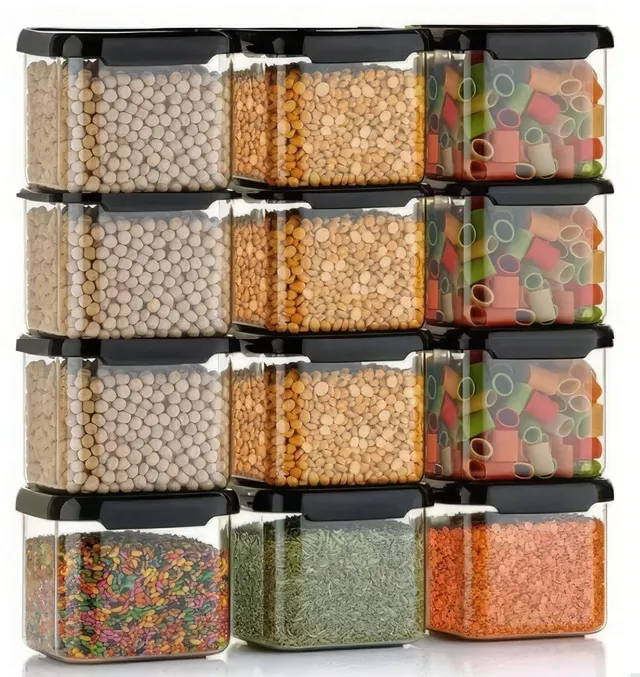 4 SACRED Plastic Grocery Container  - 550 ml