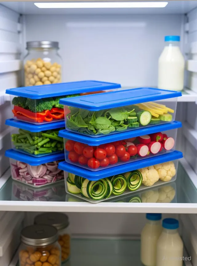 Meteor Plastic Fridge Container  - 1500 ml