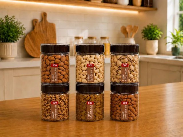 Lapet Plastic Cookie Jar  - 500 g
