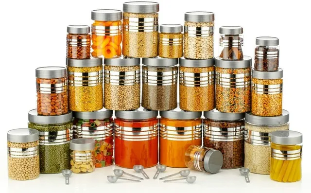ROSTY Silver Grocery Container  - 1200 ml