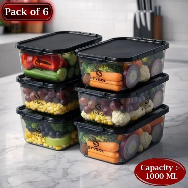 Stysol Plastic Fridge Container  - 1000 ml