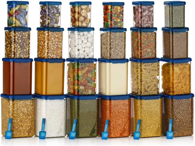 Defex Plastic Grocery Container  - 1400 ml, 900 ml, 650 ml, 350 ml