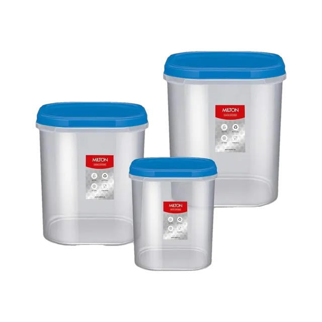 MILTON Plastic Grocery Container  - 1.8 L, 2.7 L, 3.7 L