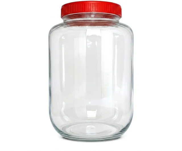 Borzor Glass Grocery Container  - 3000 ml