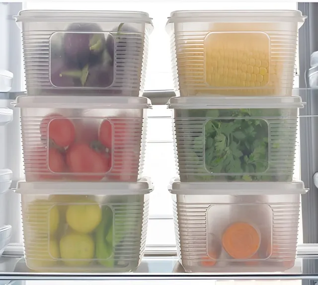 prayati Plastic Fridge Container  - 1800 ml