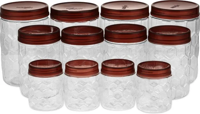 MILTON Plastic Grocery Container  - 270 ml, 665 ml, 1240 ml