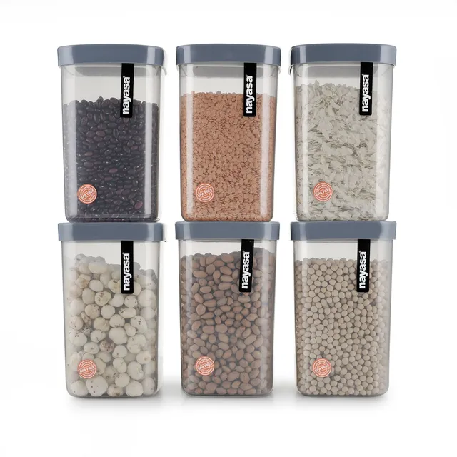 NAYASA Stainless Steel Grocery Container  - 1500 ml