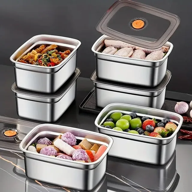 Pinopa Stainless Steel Fridge Container  - 1000 ml