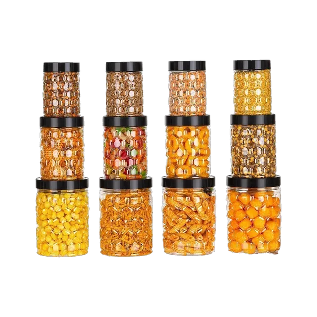 Flipkart SmartBuy Plastic Grocery Container  - 350 ml, 650 ml, 1200 ml