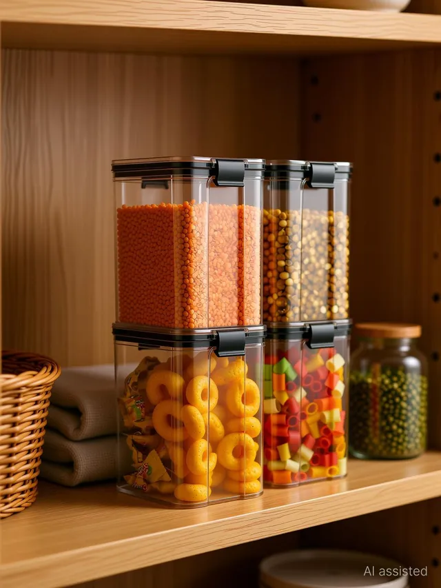 ADMONITION Plastic Grocery Container  - 1000 ml