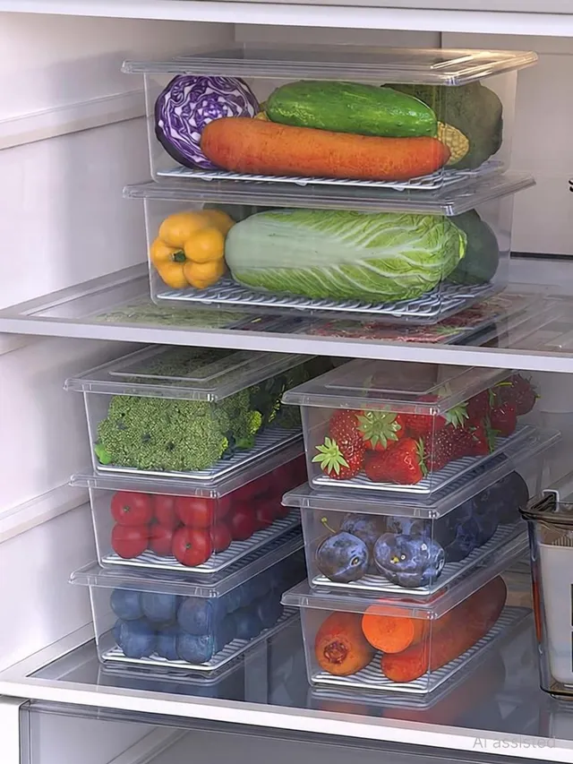 RK EMPIRE Plastic Fridge Container  - 1500 ml