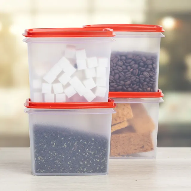 TUPPERWARE Plastic Tea Coffee & Sugar Container  - 840 ml