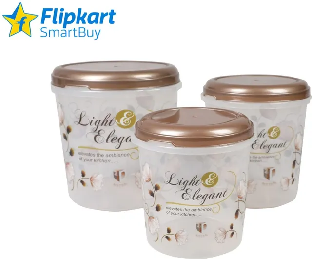 Flipkart SmartBuy Plastic Grocery Container  - 5 L, 7 L, 10 L
