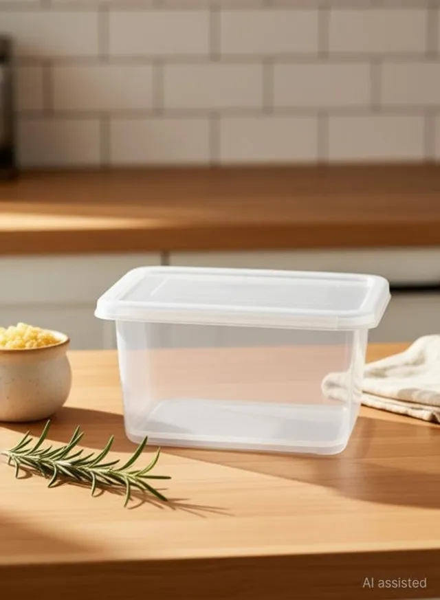 3D METRO SUPER STORE Plastic Fridge Container  - 1500 ml