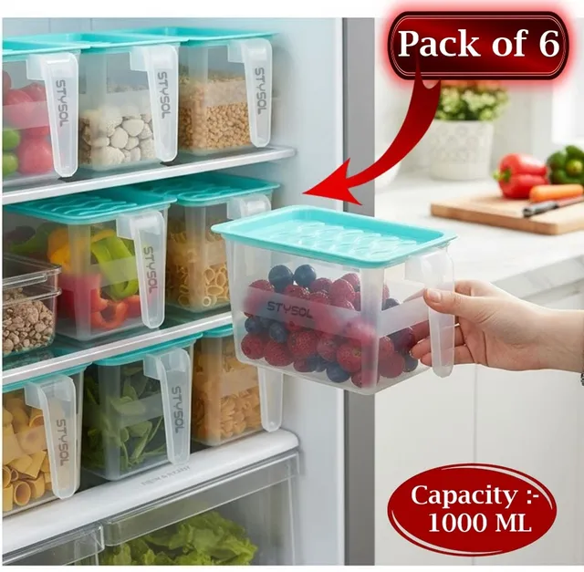 Stysol Plastic Fridge Container  - 1000 ml