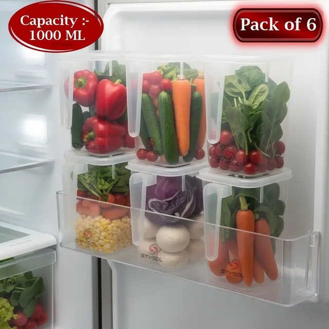 Flipkart SmartBuy Plastic Fridge Container  - 1000 ml