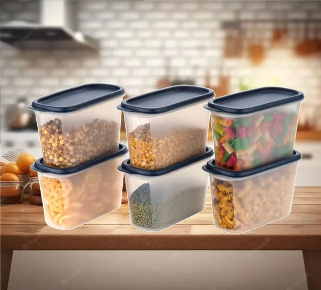 Serenity Plastic Grocery Container  - 1200 ml