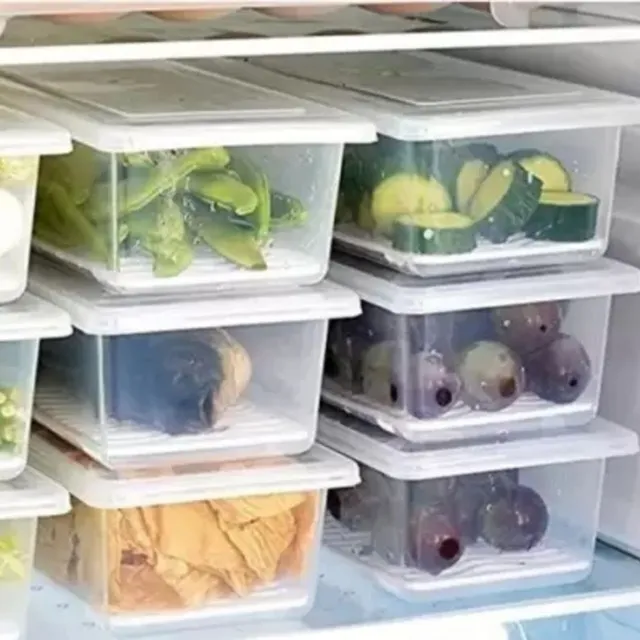 3D METRO SUPER STORE Plastic Fridge Container  - 1500 ml