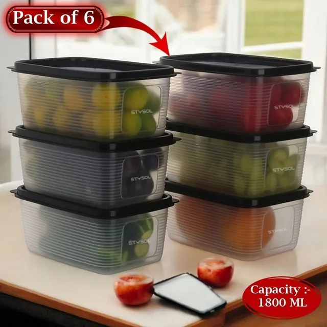 Stysol Plastic Fridge Container  - 1000 ml