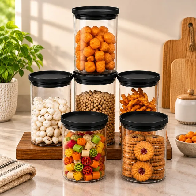 Flipkart SmartBuy Plastic Grocery Container  - 900 ml