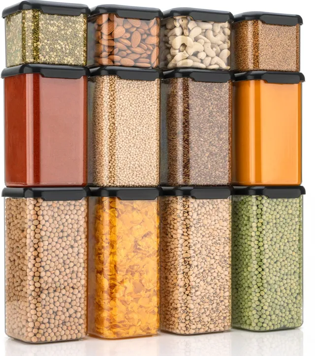 Womens First Choice Plastic Grocery Container  - 500 ml, 1100 ml, 1500 ml
