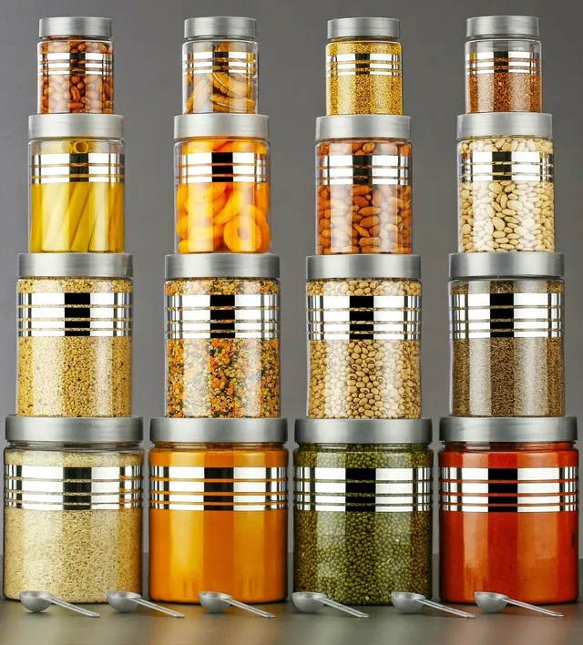 VENSWISE Plastic Grocery Container  - 250 ml, 350 ml, 650 ml, 1200 ml