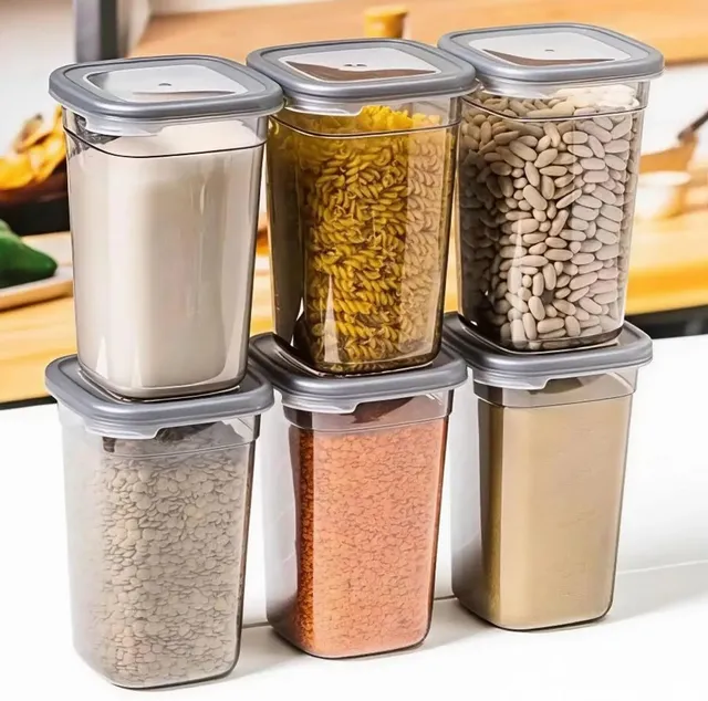 OMORTEX Plastic Grocery Container  - 1100 ml