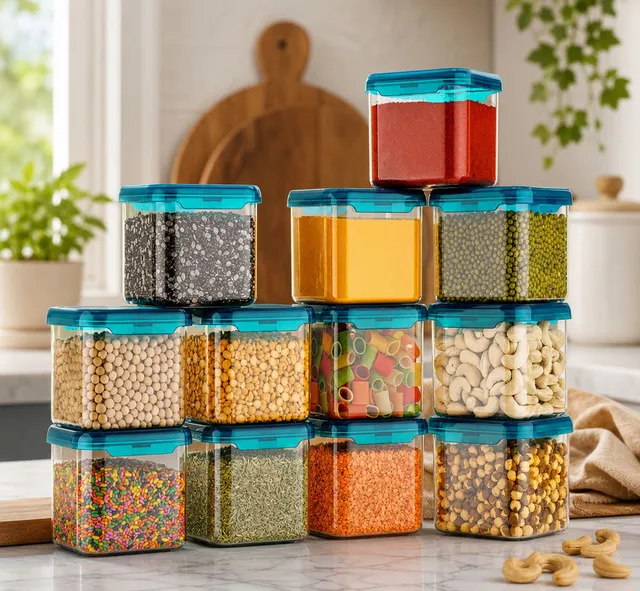 SARAZA Plastic Grocery Container  - 500 ml