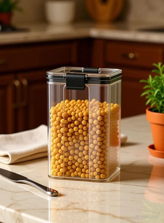 TUWEL Glass Grocery Container  - 1200 ml