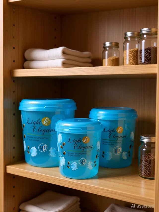 3D METRO SUPER STORE Plastic Grocery Container  - 6000 ml, 8000 ml, 12000 ml